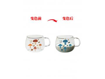 高硼玻璃變色咖啡杯